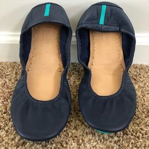 Tieks California Navy Flats